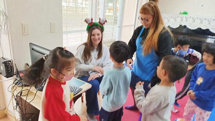 國際志工入幼兒園